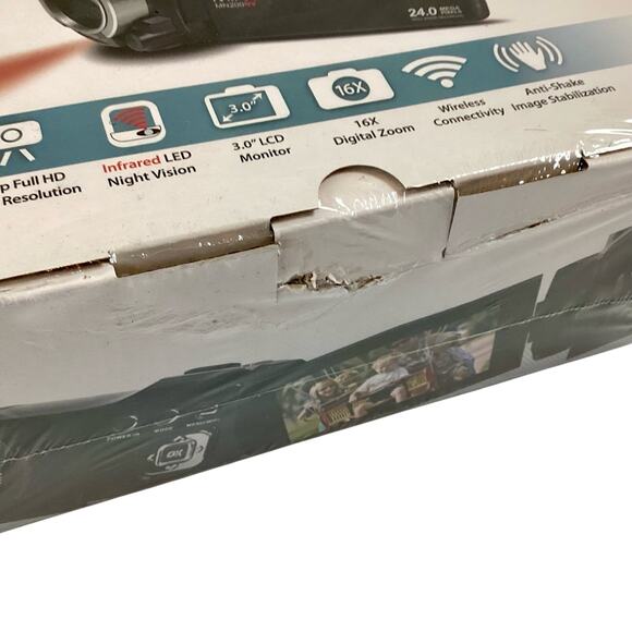 Minolta 1080p Full HD IR Night Vision Wi-Fi Camcorder - Picture 5 of 6